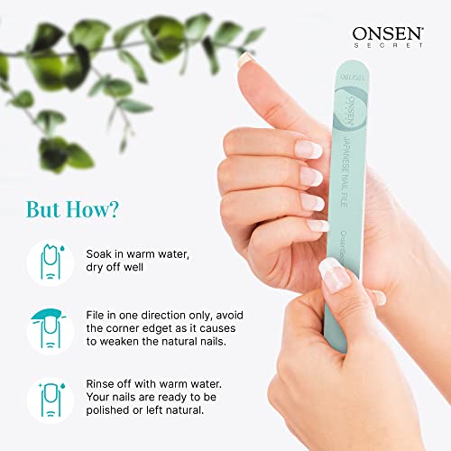 Onsen Secret Nail Buffer Block Replacement Pads - 3 Way Buffing Block Smooth Shine Natural Nail Buffing Pads w/ 3 Sides Coarse, Soft, Silky, Nail Buffer Replacement Pads Only - 12 Combo Pads - 3 Pack