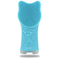 VRAIKO MIA Facial Cleansing Brush, Waterproof Rechargeable Face Cleansing Brush, with Soft Silicone and Adjustable Sonic Vibration, for Deep Cleansing Gentle Exfoliating and Massaging (Blue)