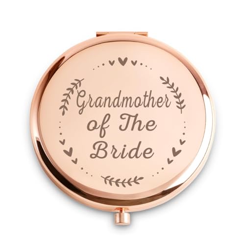 Personalized Compact Mirror for Grandmother of the Bride