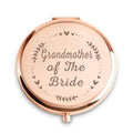 Personalized Compact Mirror for Grandmother of the Bride