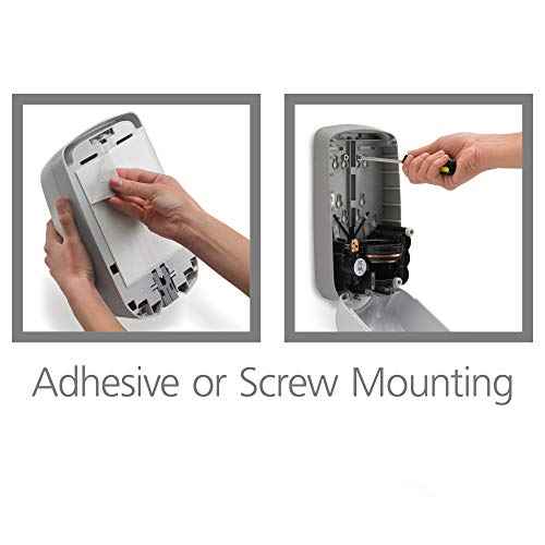 GOJO Premium Foam Antibacterial Handwash, Fresh Fruit Scent, TFX Starter Kit, 1-1200 mL Foam Hand Soap Refill + 1 TFX Dove Grey Touch-Free Soap Dispenser - 5362-D1