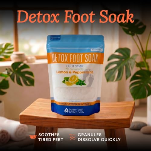 Better Bath Better Body Detox Foot Soak Epsom Salts with Essential Oils - 32 oz