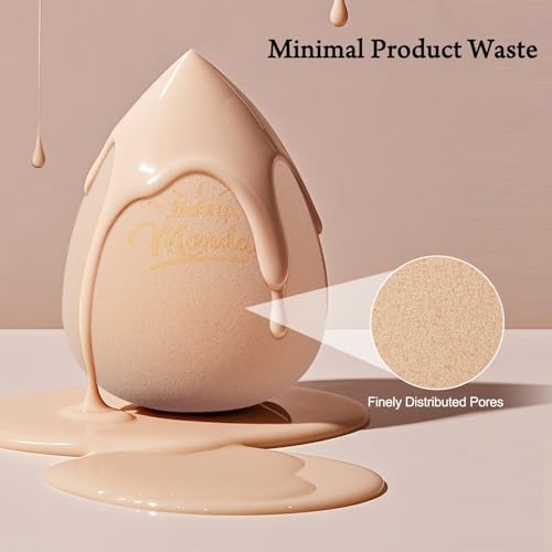Makeup Sponge Set 7 pcs Latex-Free Blender with Travel Case