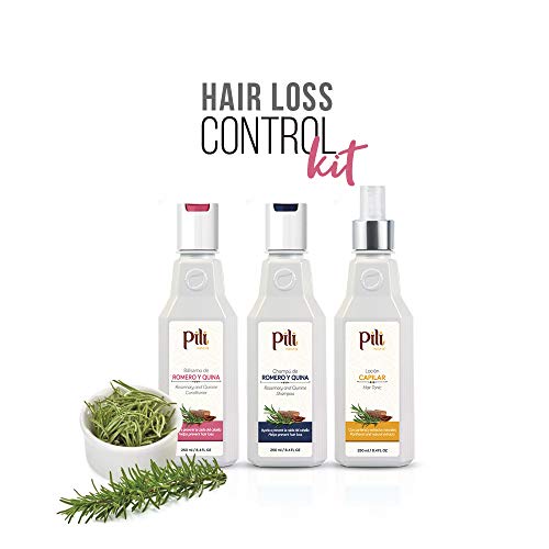 Pili Natural Rosemary and Quinine Conditioner - Romero y Quina Balsamo - Strengthen hair follicles, Prevents Hair Loss and Helps to Improve Growth.