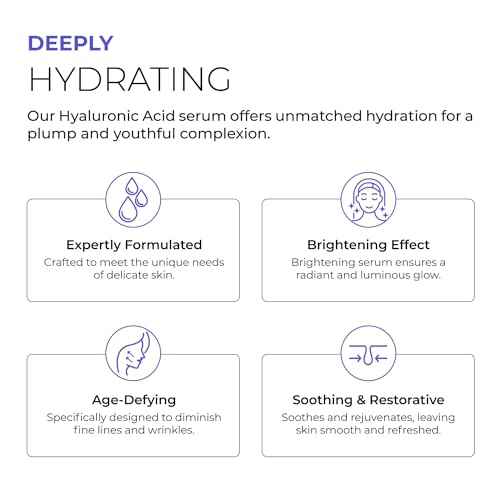 Hydracool Hyaluronic Acid Serum Face Ultra Hydrating Anti-Aging Lightweight Soothing and Plumping Skin Care Peptide Serum Acidio Hialuronico by Nova Derm Institute (1 fl oz.)