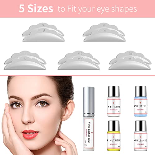 Professional Lash Lift Kit - ICONSIGN 2026 Semi-Permanent Eyelash Curling
