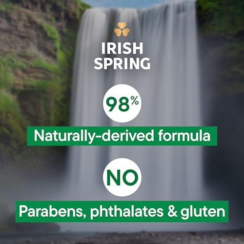 Irish Spring Bar Soap for Men, Original Clean, 3.7 oz, 24-Pack