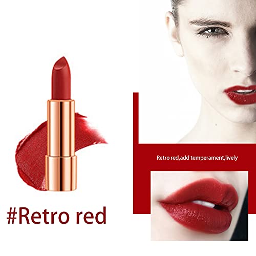 Matte Lipstick Set 3pc with Chain Bag - Long Lasting Velvet