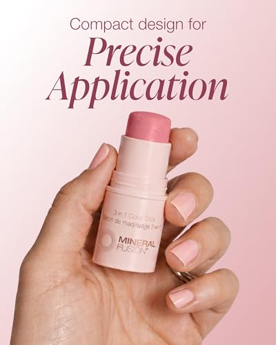 Mineral Fusion 3-in-1 Color Stick - Multi-Use Blush, Lip & Eye Tint