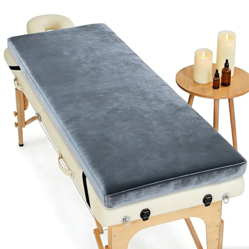 Noverlife 3" Memory Foam Massage Bed Topper - 73x28" Spa Lash Table Cushion