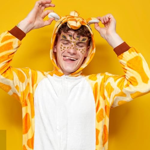 Giraffe Face Glitter Tattoo Stickers - 2 Sheets