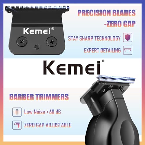 KEMEI PG2299 Cordless Hair Clippers for Men - Professional Trimmer