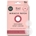 Rael Invisible Hydrocolloid Acne Pimple Patches 96 Ct - Clear, Hypoallergenic, 2 Sizes (10mm & 12mm) - Discreet Skin Cover