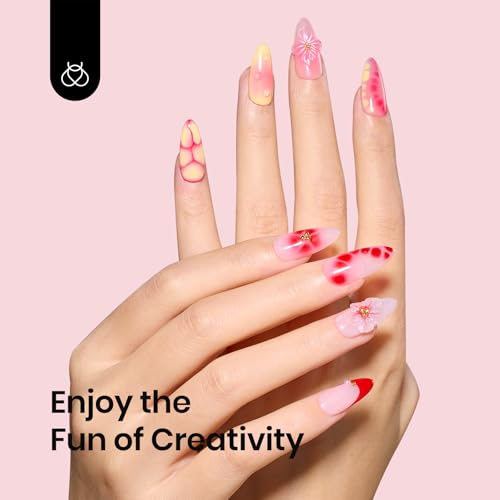 Beetles Clear Blooming Gel Nail Polish (10ml) - UV LED Soak Off Gel Art