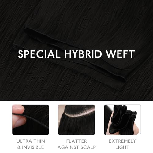 Wennalife Remy Human Hair Sew-In Weft Extensions 14'' 50g