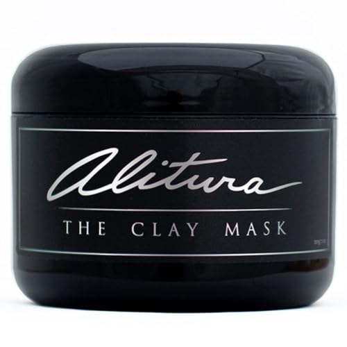 Alitura Clay Face Mask ? Exfoliating, Hydrating & Anti-Aging Facial Mask with Vitamin C & Pearl Powder ? Pore Cleansing Face Mask for Acne, Blackheads & Glowing Skin ? 7.1 oz