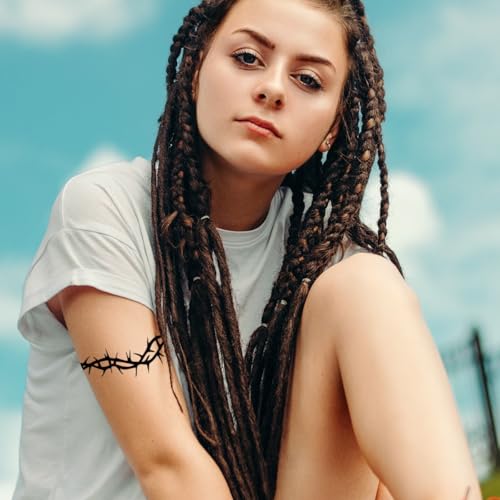 Barbed Wire Temporary Tattoos - Classic & Multi-Pack Styles
