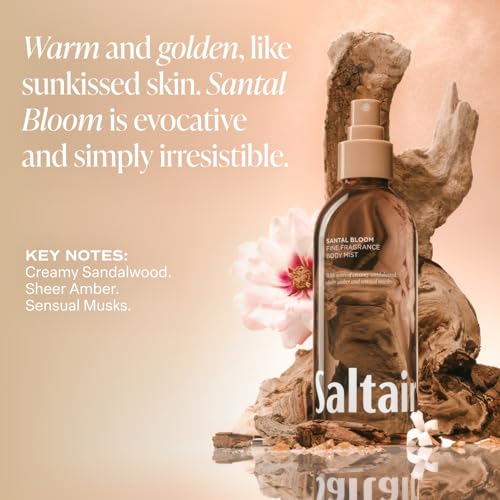 Saltair Body Mist 2 Pack - Santal Bloom Fragrance Spray 8oz