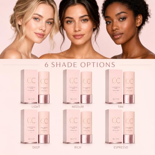 AlphaWin Color Correcting Cream - Lightweight Tinted Face Makeup