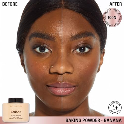 Revolution Loose Baking Powder - Banana Setting Powder 1.12oz