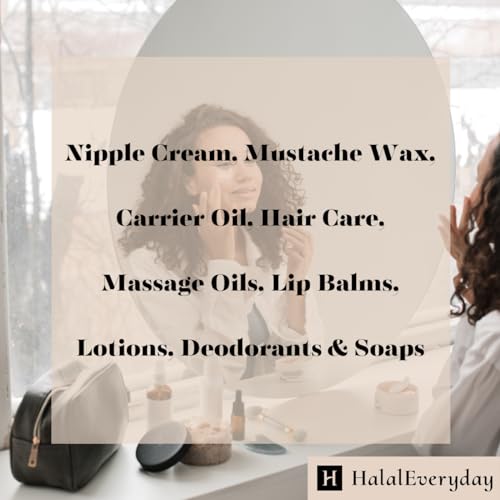 Lanolin (Anhydrous) - Ultra Refined Butter - Use for Lotion, Cream, Lip Balm, Oil, Stick, or Body Butter 4oz - Natural Nipple cream - lip balm By HalalEveryday¢ç