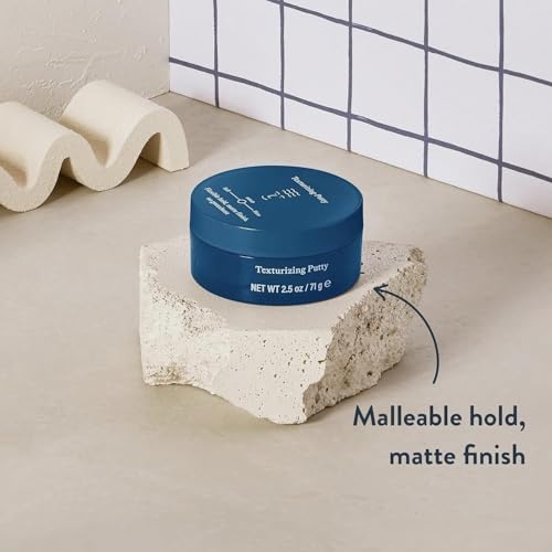 Men's Hair Texturizing Putty - Medium Hold & Natural Matte Finish - 2.5 oz