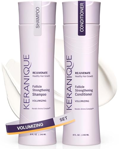 Keranique Volumizing Shampoo & Conditioner Set for Thinning Hair