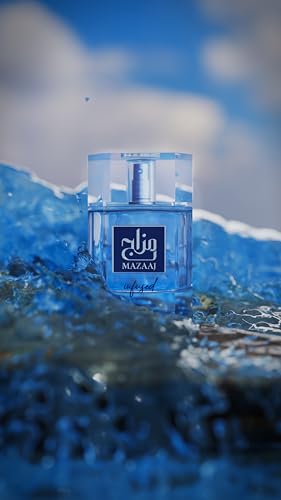 Zimaya Mazaaj Infused Men Eau De Parfum 3.4 Fl Oz - Vibrant Citrus & Woody Scent