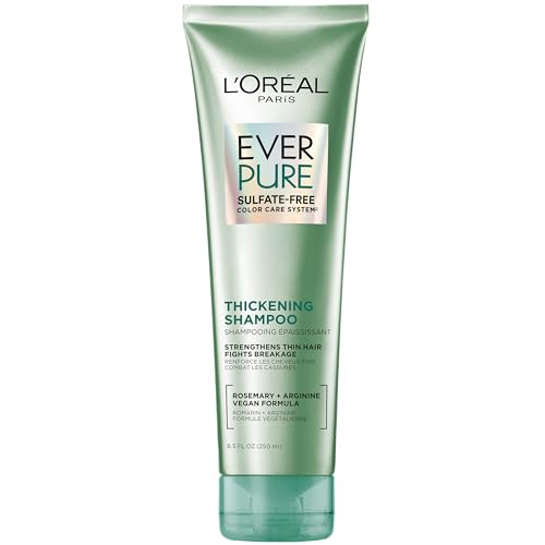 L'Oreal Paris EverPure Thickening Sulfate Free Shampoo, 8.5 Fl Oz