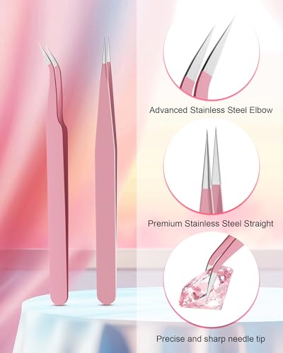 Difenni Dual-Head Rhinestone Picker Pen Set with Wax Tips & Tweezers