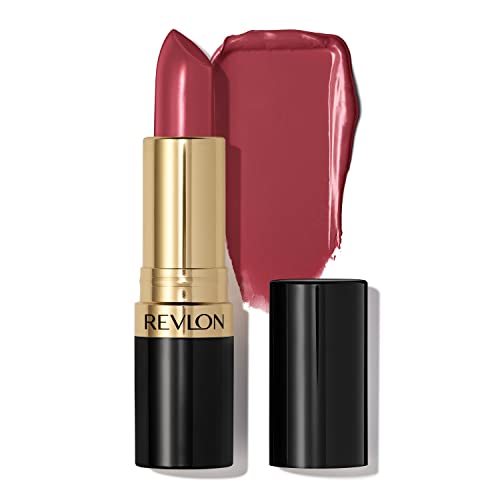 Revlon Lipstick, Super Lustrous Lipstick, Creamy Formula For Soft, Fuller-Looking Lips, Moisturized Feel, 510 Berry Rich, 0.15 oz