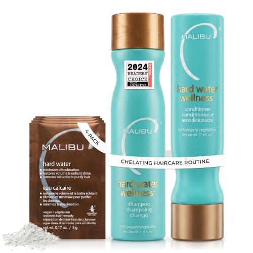 Malibu C Hard Water Wellness Remedy - Shampoo, Conditioner & Mask Set (6 Ct)