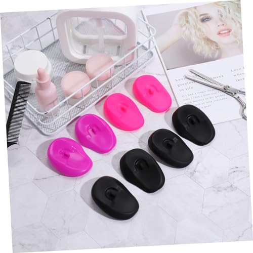 Silicone Ear Muffs for Hair Styling - 4 Pairs Reusable