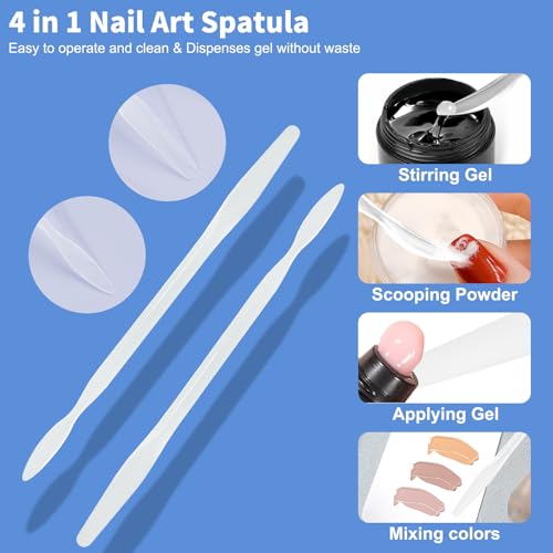 150 Pcs Dual Forms for Polygel Nails - 15 Sizes for Fingers & Toes