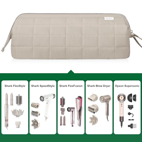 KarSyon Travel Bag Organizer for Dyson Airwrap & Shark Hair Dryers