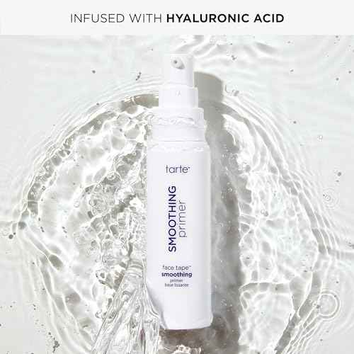 tarte face tape smoothing primer ? Infused Weightless Longwear Makeup Primer with Hyaluronic Acid & Snow Mushroom to Hydrate, Blur & Smooth appearance, Soft Matte Finish, Vegan & Cruelty Free