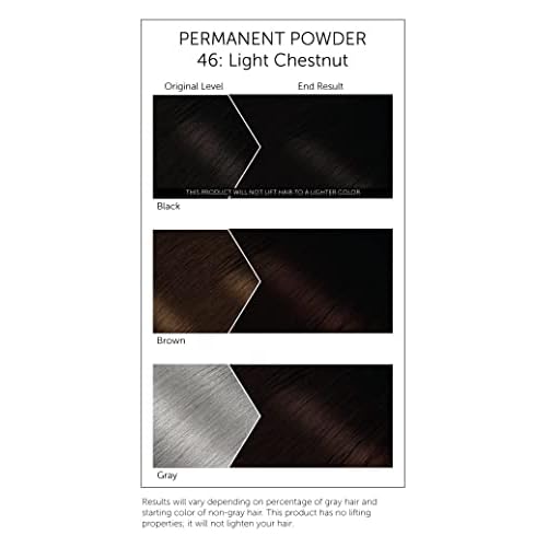 #46 Light Chestnut Bigen Permanent Powder - 6 Pack
