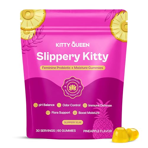 KITTYQUEEN Women's Probiotic Gummies for Vaginal Health - 60 Count