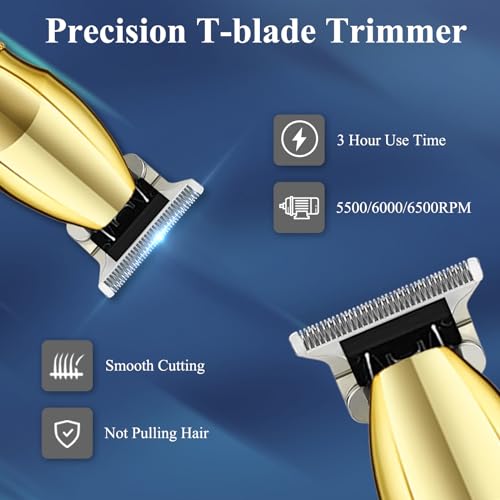 SUNNOW Professional Hair Clipper Set - Cordless 3-in-1 Grooming Kit