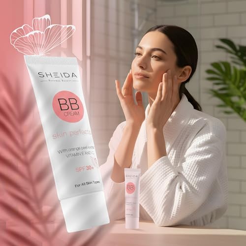 Sheida BB Cream SPF 30+ with Vitamin C & E, 50ml