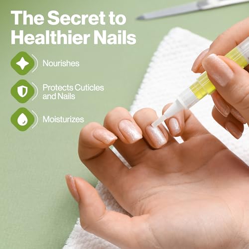 Cuticle Oil Pen with Vitamin E - Nourishing Nail & Cuticle Moisturizer - 0.1 Fl Oz