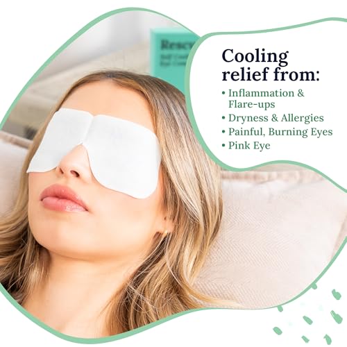 CorneaCare Rescue Hydrogel Eye Mask - Self Cooling Compress 6 Pack