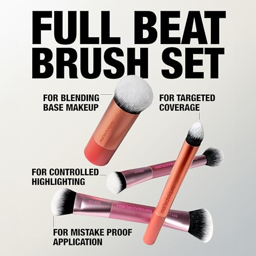 Real Techniques Full Beat 4-Piece Makeup Brush Set