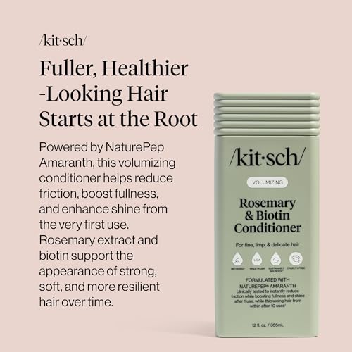 Kitsch Rosemary & Biotin Volumizing Conditioner for Hair Growth (12 oz)