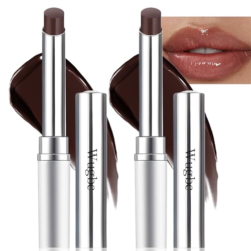 Wugbc Tinted Lip Balm - Hydrating Black Lipstick, 2 Pack