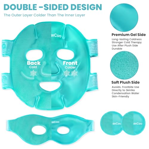 RelaxCoo Gel Ice Face Mask for Dark Circles & Puffiness