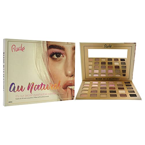 RUDE Au Naturel 30 Eyeshadow Palette - Vegan Matte & Shimmer
