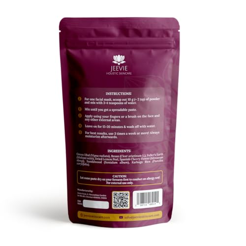 Cleansing Facial Mask - Deep Pore Detox & Brightening Face Mask for Oily and Combination Skin, 100g