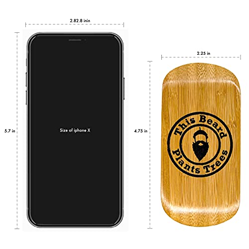 Big Boar Bristle Beard Brush from Green Beard Grmng - Boar Bristle & Bamboo
