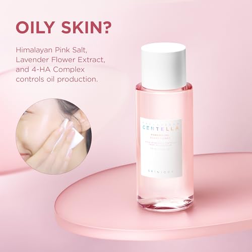 SKIN1004 Poremizing Clear Toner 7.10 fl.oz, 210ml, Korean Face Toner with Himalayan Pink Salt & Madagascar Centella, Facial Toner for Pore Care & Oil Balance, Hydrating Essence, Korean Skin Care
